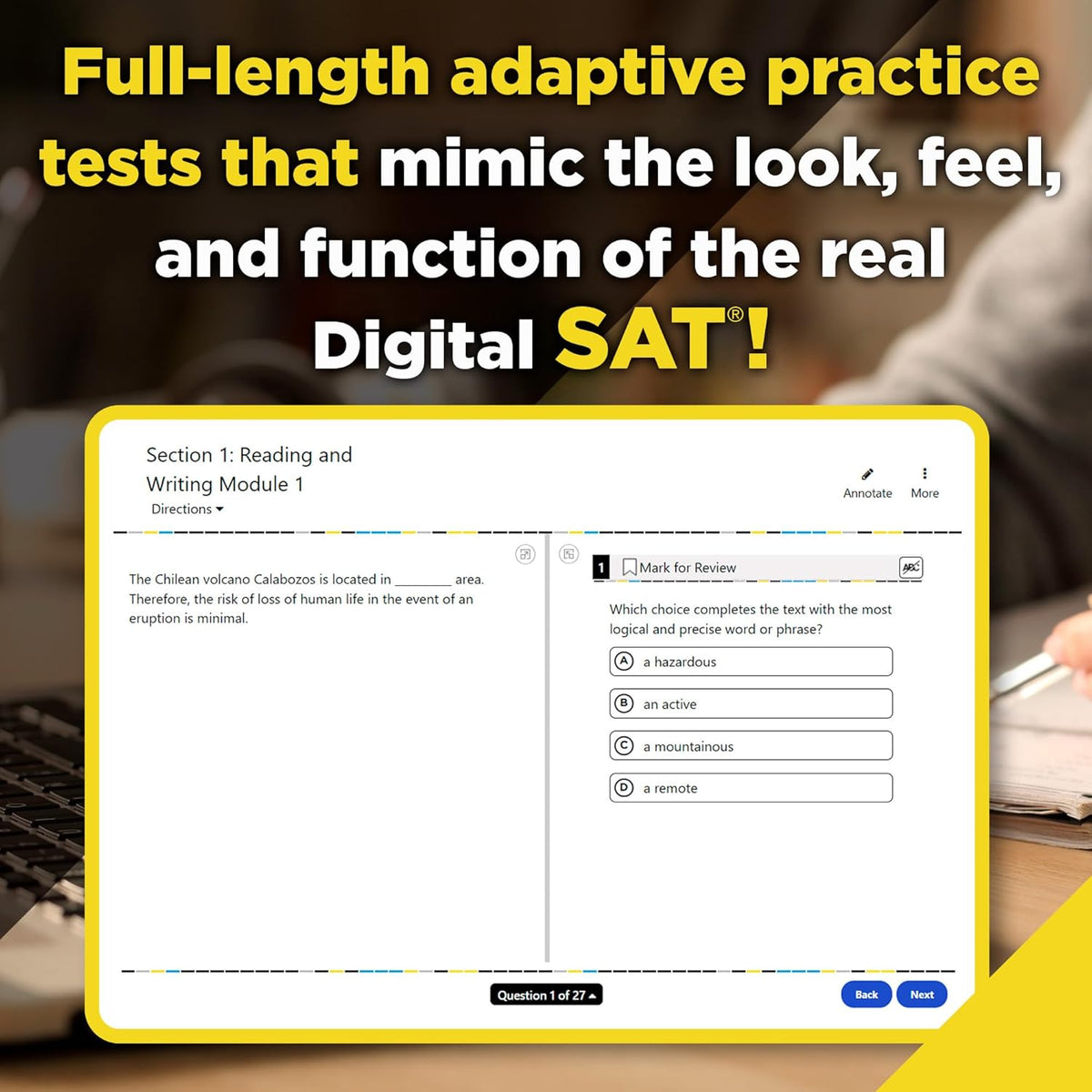 Digital SAT Prep with 5 Full-Length Practice Tests Q437
