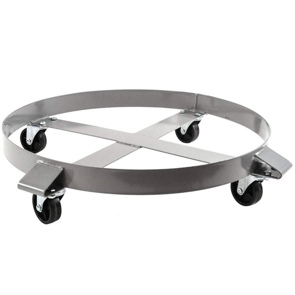Heavy Duty Drum Dolly 1000 Pound 55 Gallon Swivel Casters Steel Frame G174