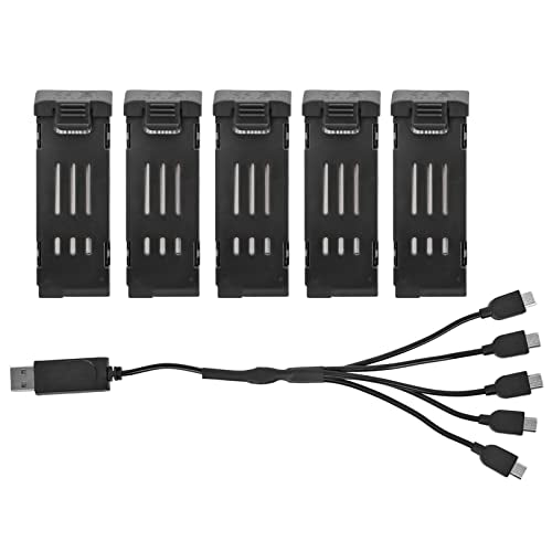 3.7V 1200mAH Lithium Battery with 5 in 1 Charger Cable C601