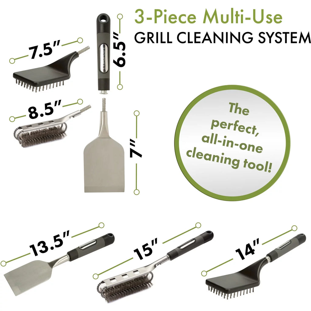 3-Piece Grill Cleaning System Q885