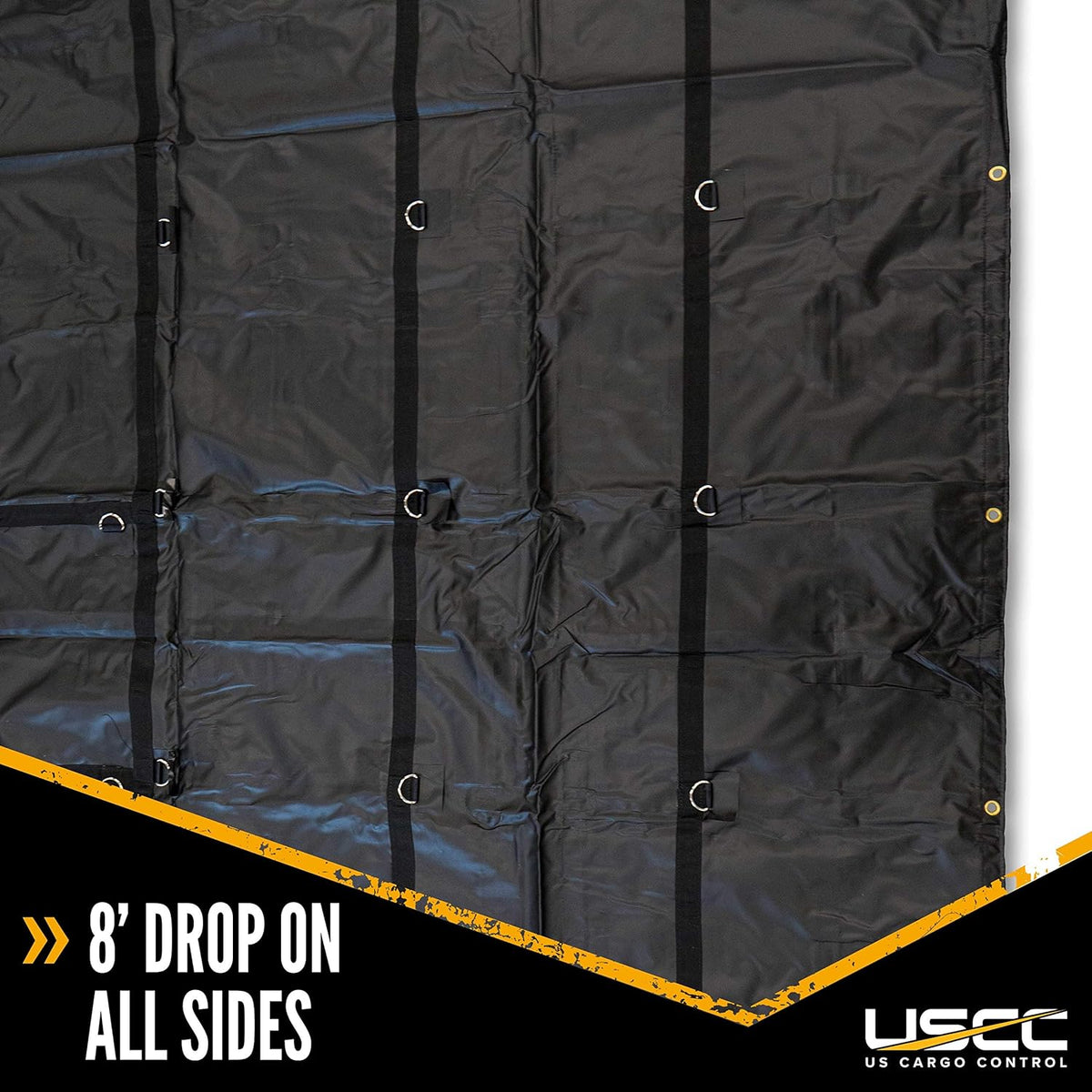 Heavy-Duty Steel Tarp 24 Foot x 18 Foot 18 Ounce PVC-Coated Polyester Waterproof Truck Tarp Q368
