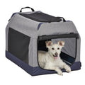 Gray Medium Dog Tent Crate S776