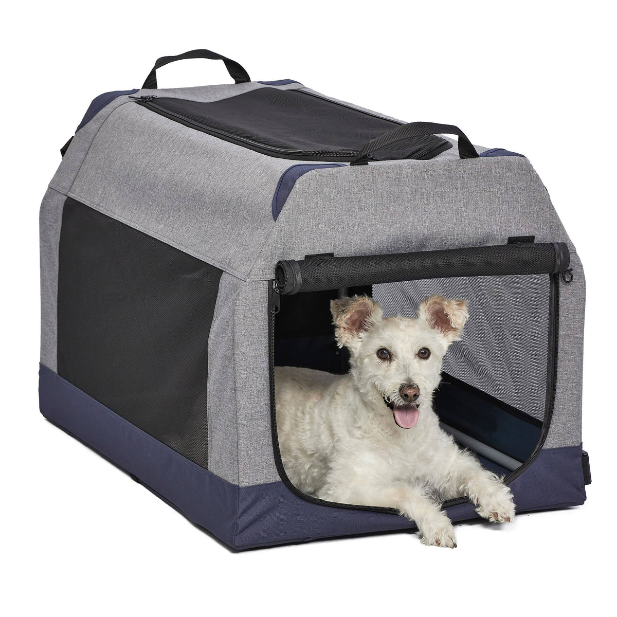 Gray Medium Dog Tent Crate S776