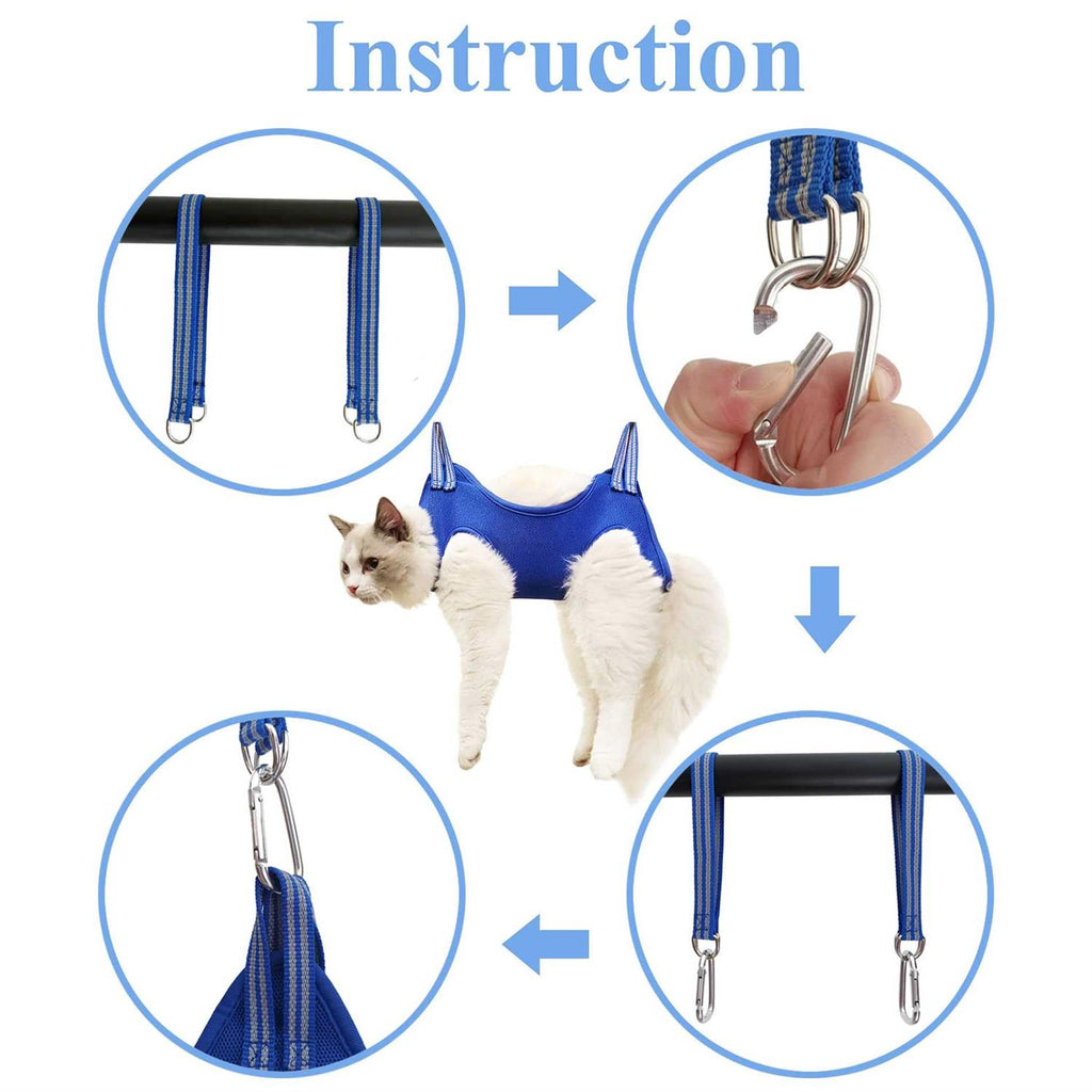 10 in 1 Pet Grooming Hammock Harness with Nail Clippers Trimmer G7887