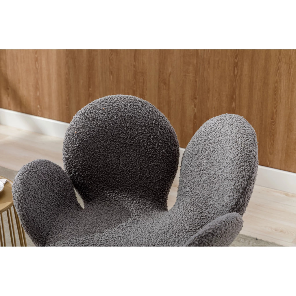 Velvet Accent Chair with Metal Legs, 2PC/SET A8796