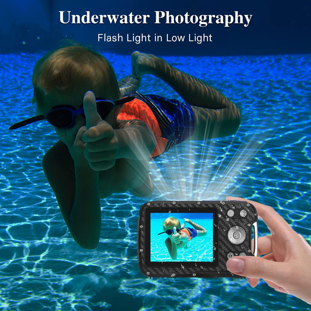 Blue 16MP 1080P Waterproof Digital Camera B662670