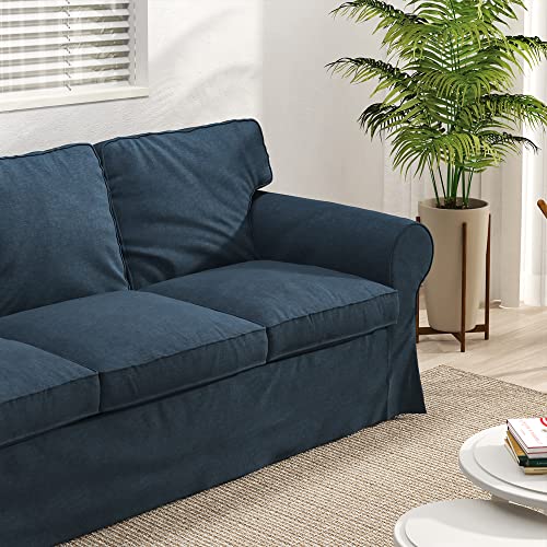 3 Seat Linen Sofa Cover K659