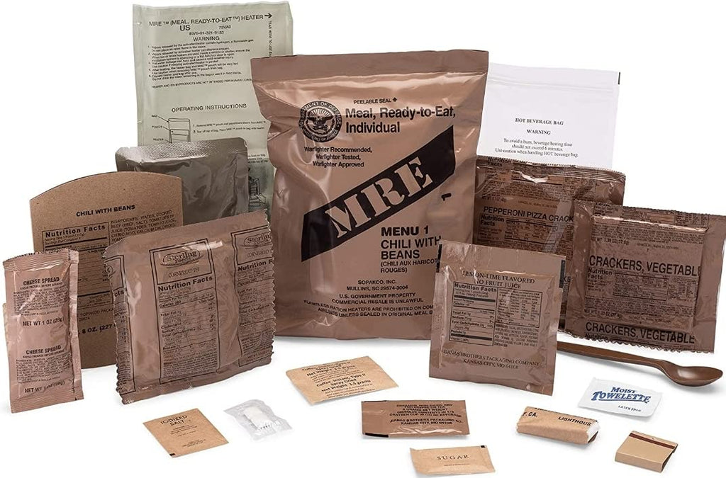 4-Pack MREs (Meals Ready-to-Eat) V3833