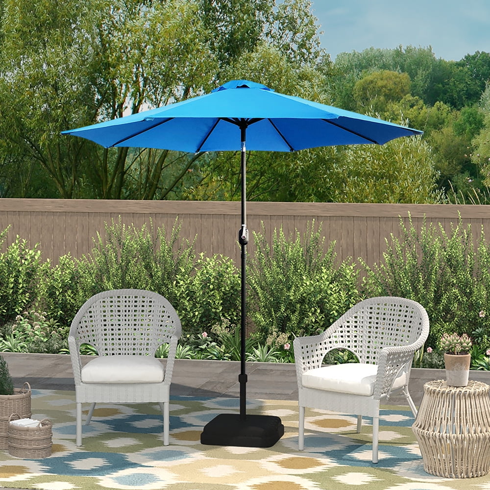 9ft Patio Umbrella with Crank and Tilt Red R10382
