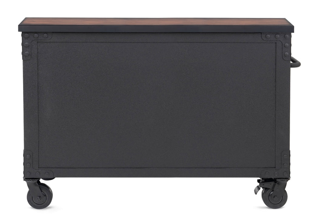 48 in. 5-Drawers Rolling Tool Chest with Wood Top A375
