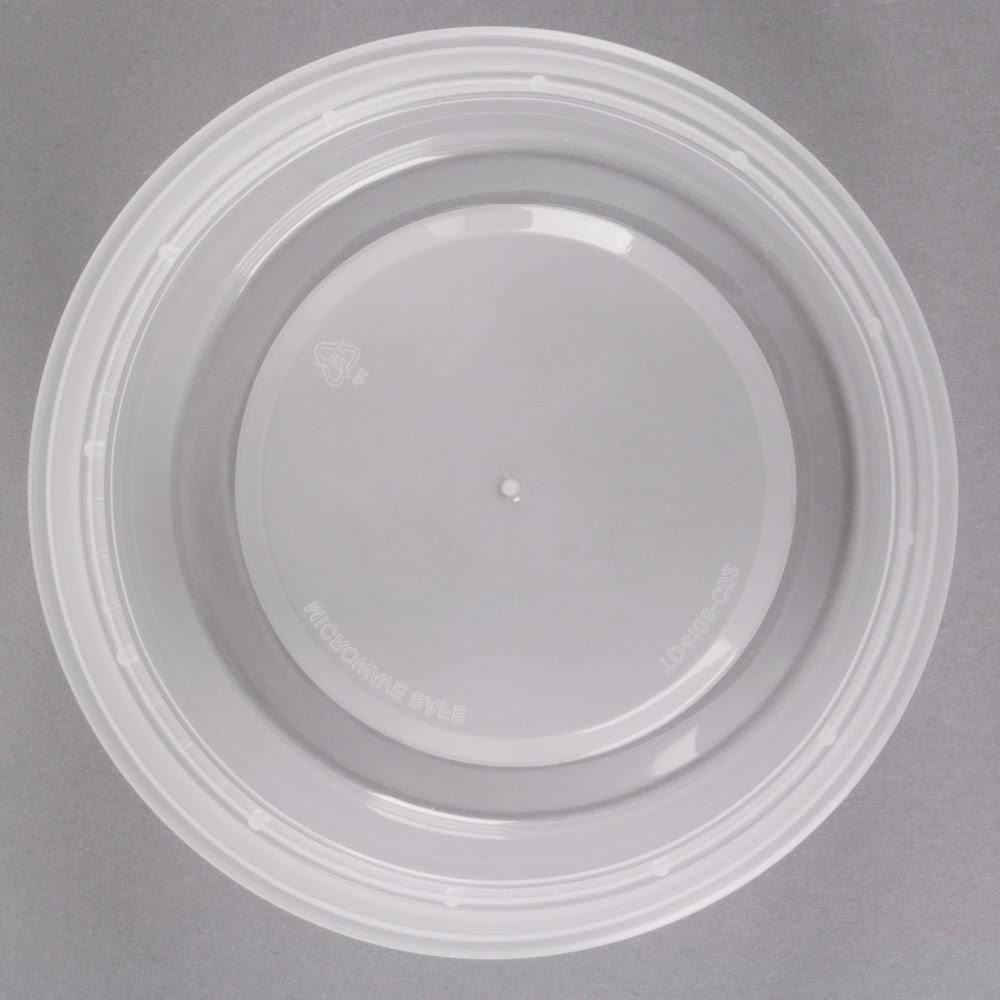 Translucent 8 oz Microwavable Container Y516