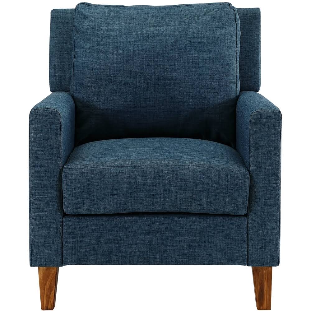 Navy Blue Linen Accent Chair K327