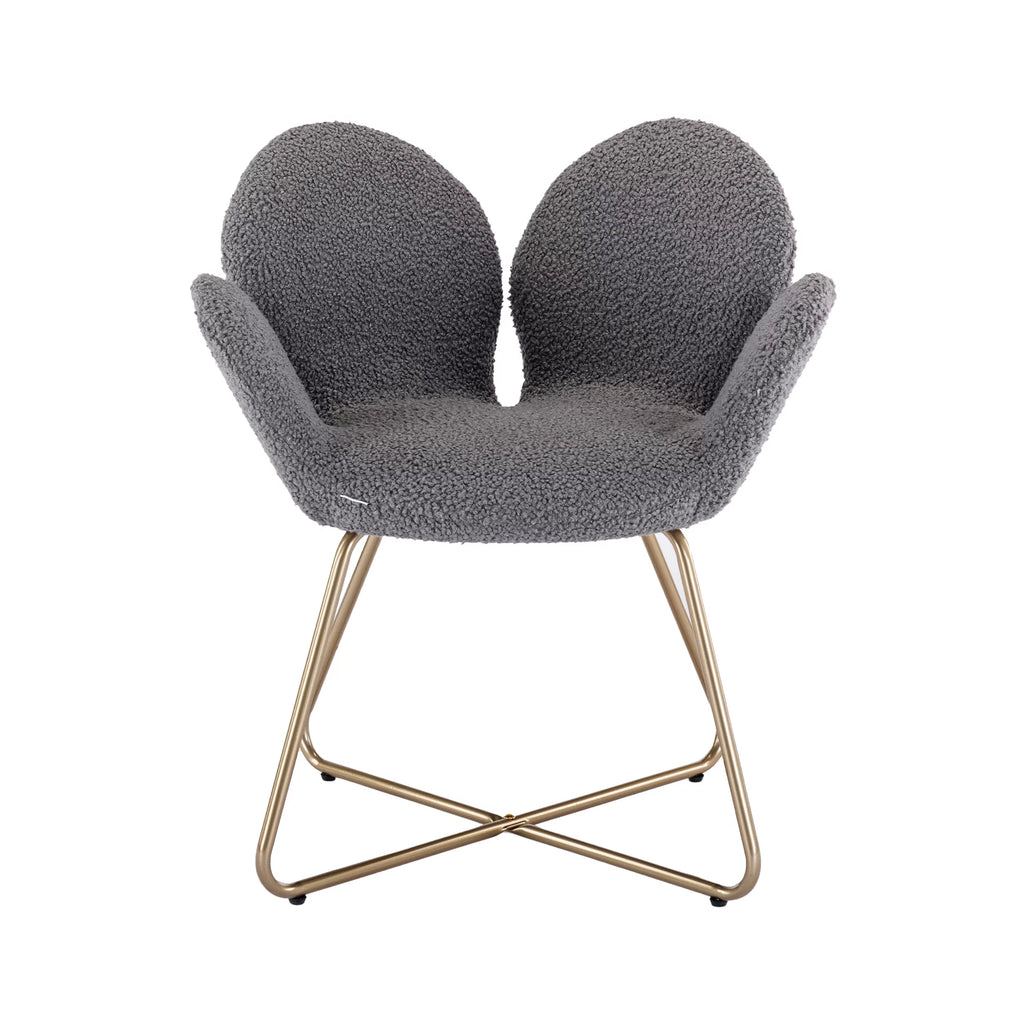 Velvet Accent Chair with Metal Legs, 2PC/SET A8796