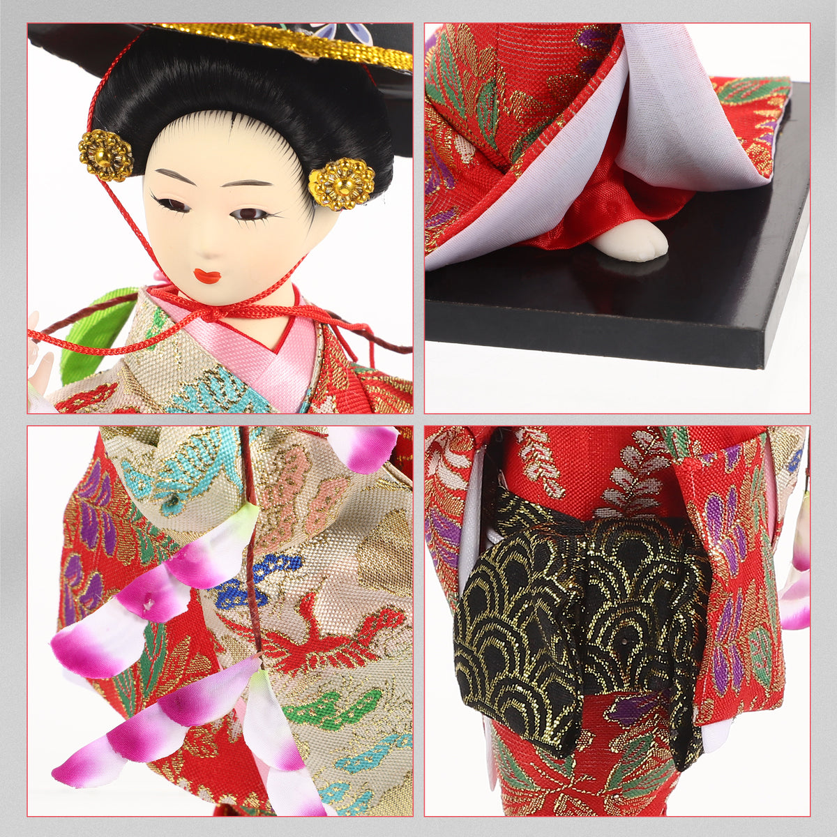 Japanese Geisha Ornaments Vintage Doll V5567