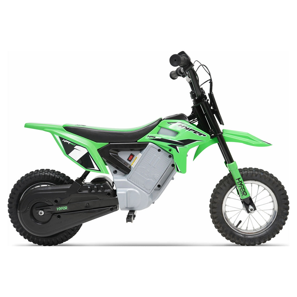 Green 24 Volt Electric Motorcycle S4015
