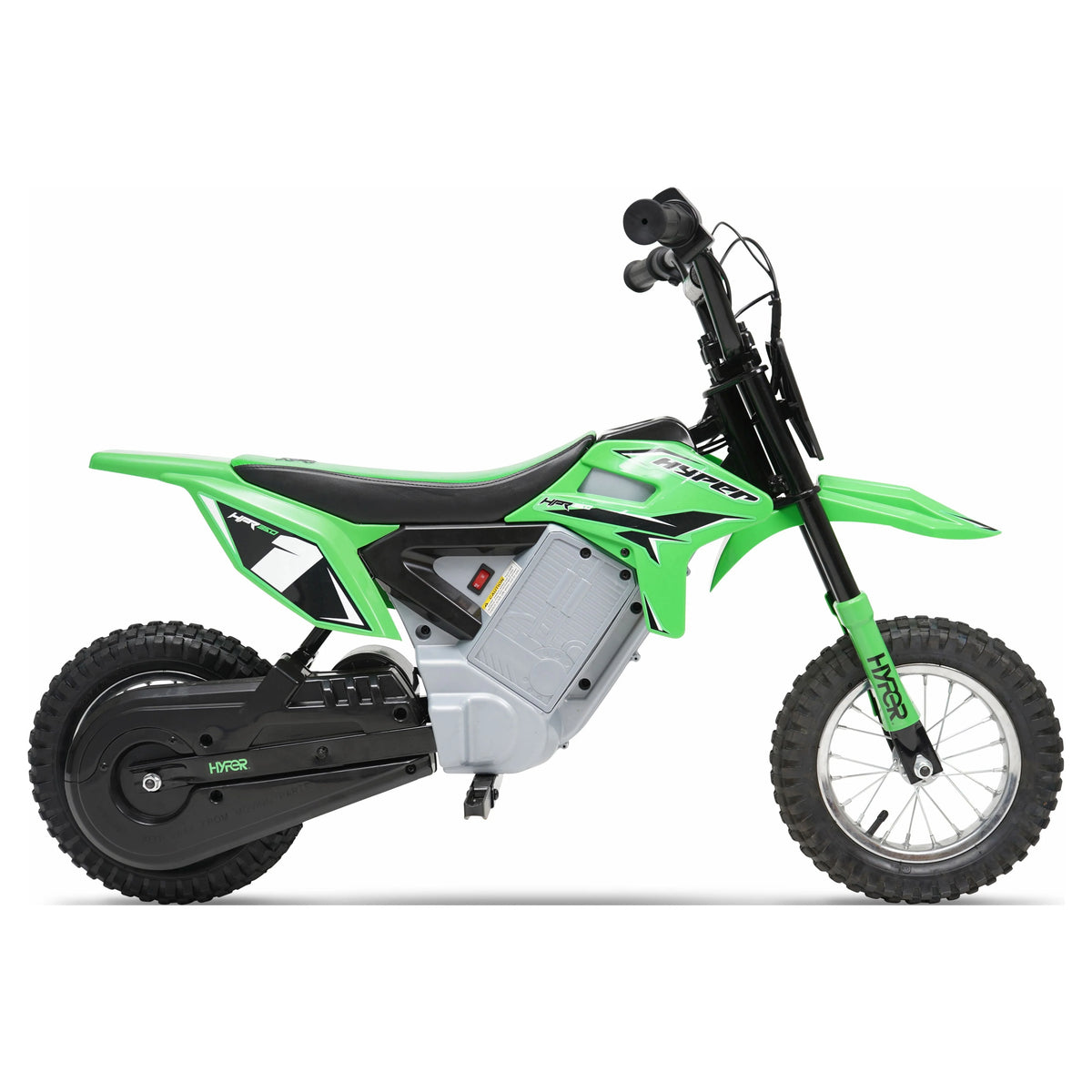 Green 24 Volt Electric Motorcycle S4015