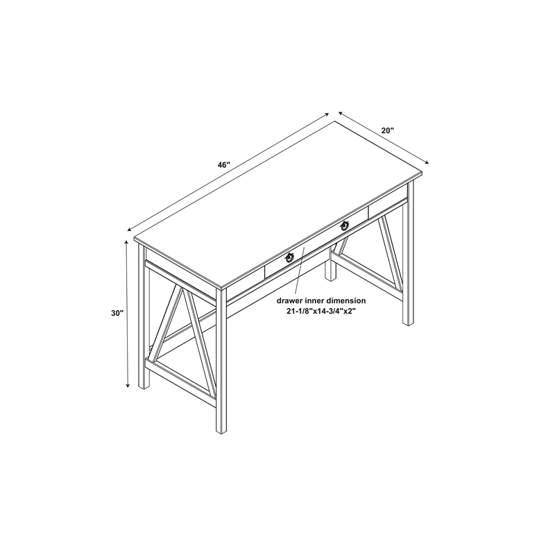 Rustic Driftwood Desk I2458