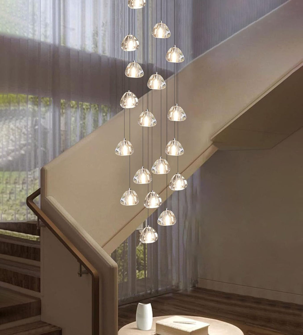 18 Lights Crystal Chandelier Pendant Light Fixture P48108