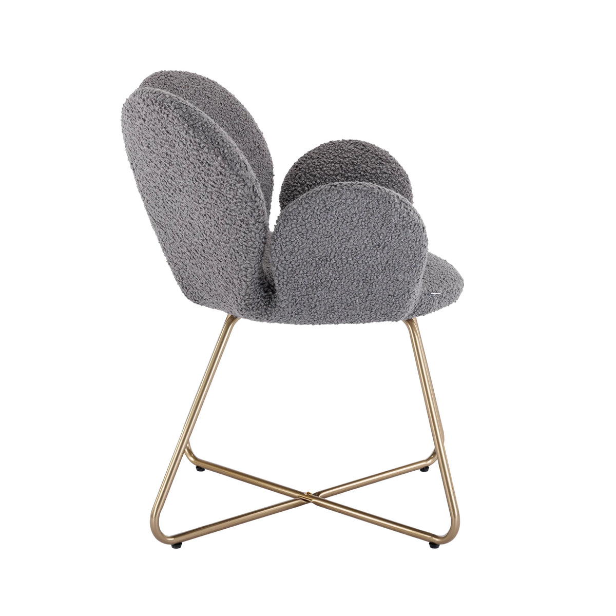 Velvet Accent Chair with Metal Legs, 2PC/SET A8796