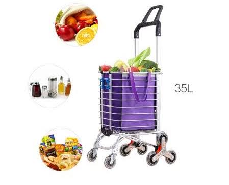 Folding Shopping Cart with Swivel Wheels E610