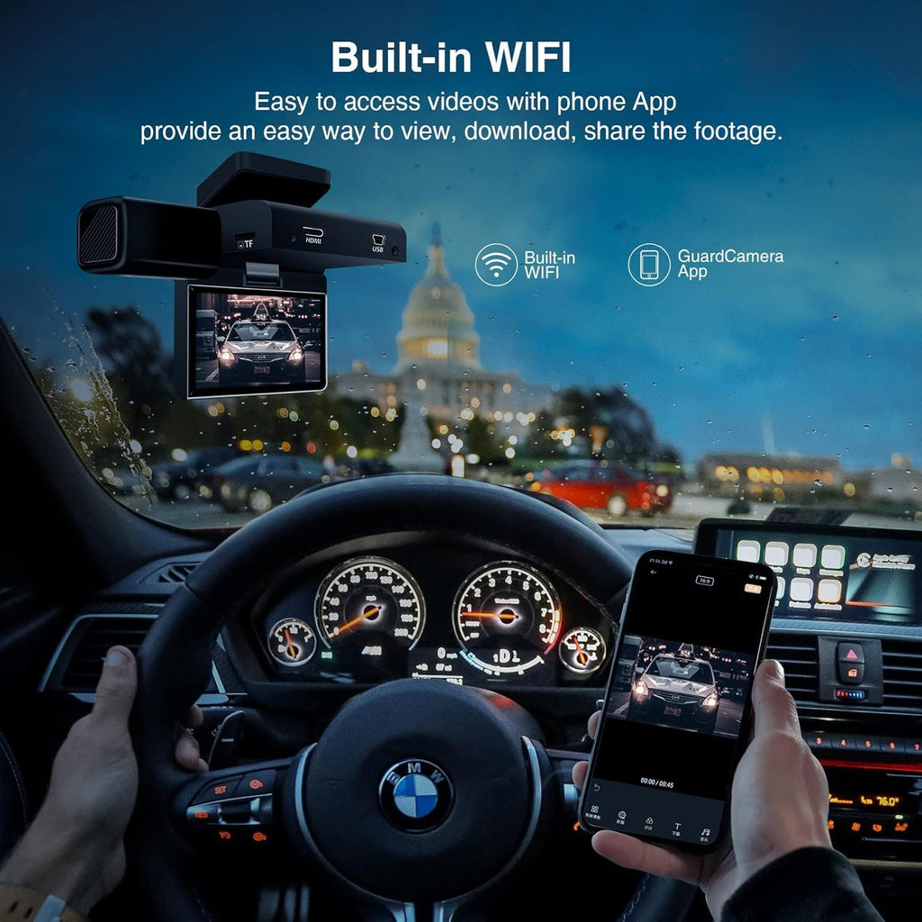 2.5K Dual Dash Camera with Night Vision E542533
