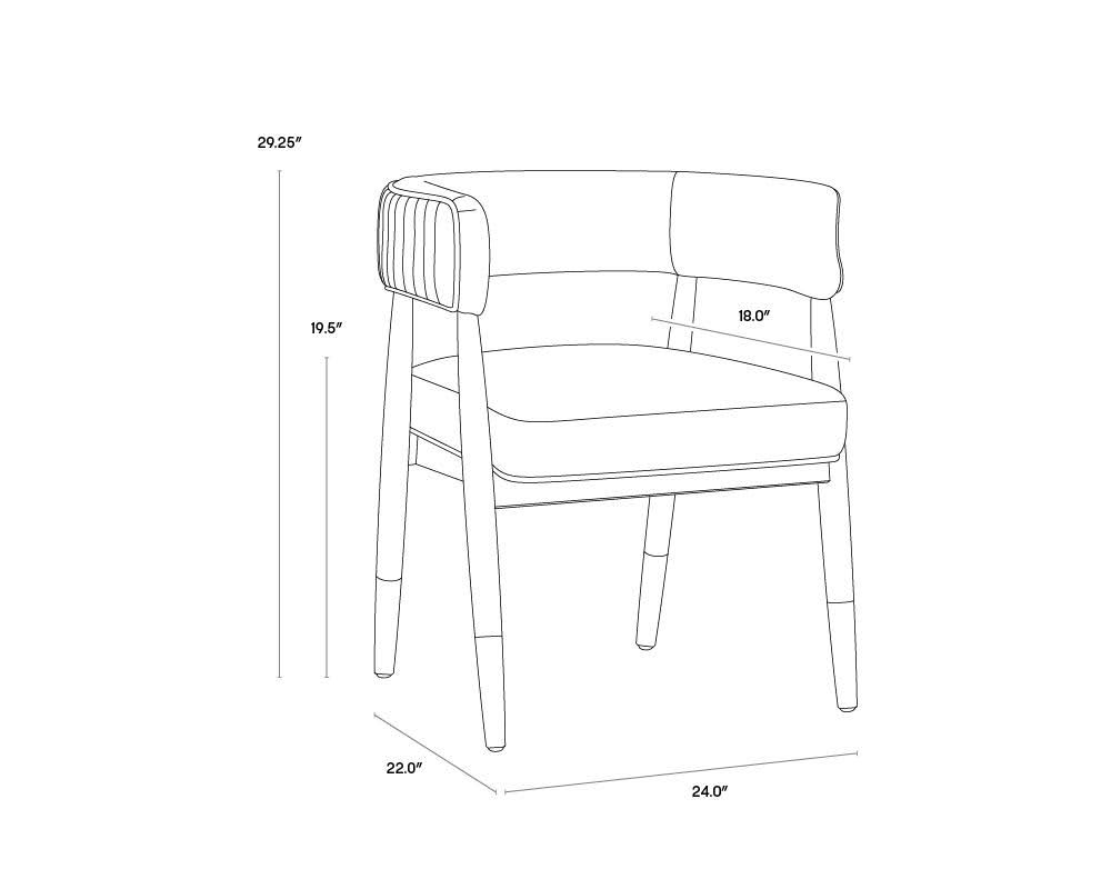 Charcoal Dining Armchair Z33736