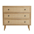 Light Oak Finish 3-Drawer Wood Dresser Z1002