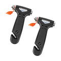 2 Pack Car Safety Hammer with Window Breaker and Seat Belt Cutter C2060