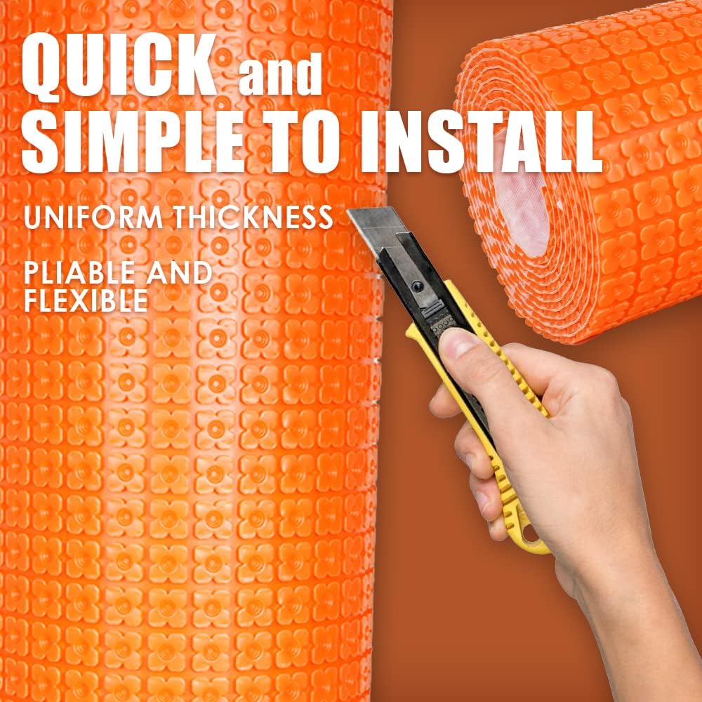 Heated Floor Uncoupling Membrane 54 SQFT M45895
