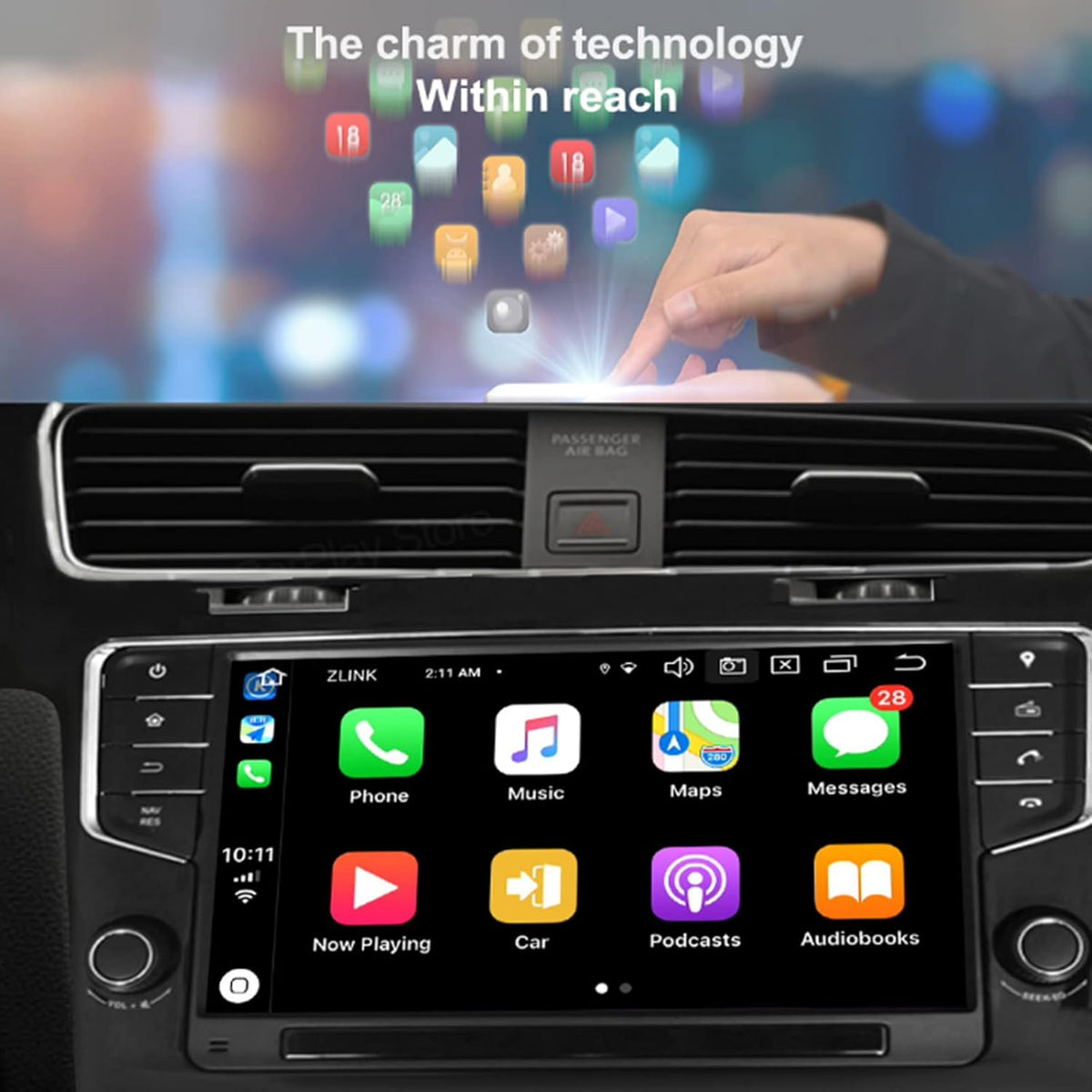 Wireless Carplay Adapter Black Universal Z6419