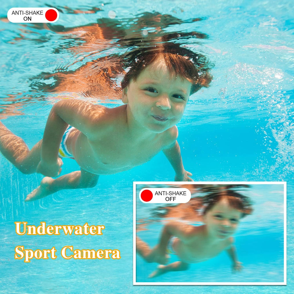 Blue 16MP 1080P Waterproof Digital Camera B662670