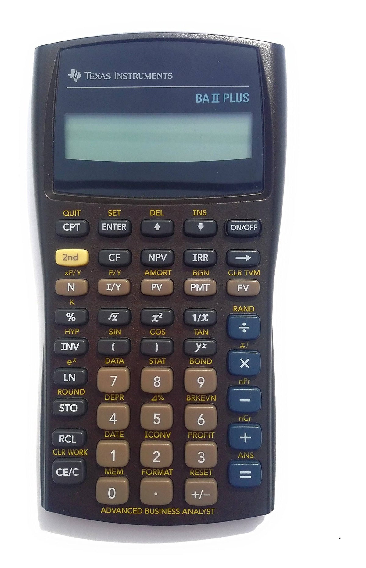 Texas Instruments Ba-ii Plus Adv. Financial Calculator T736973