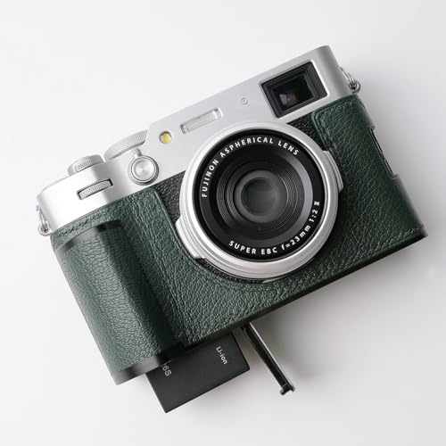 Genuine Leather Camera Half Case with Metal Base Plate C193148