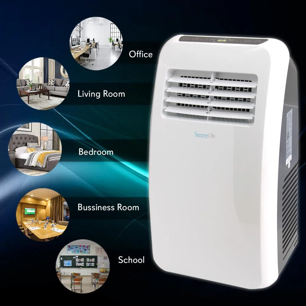 8,000 BTU Portable Air Conditioner with Dehumidifier and Fan Modes X8306