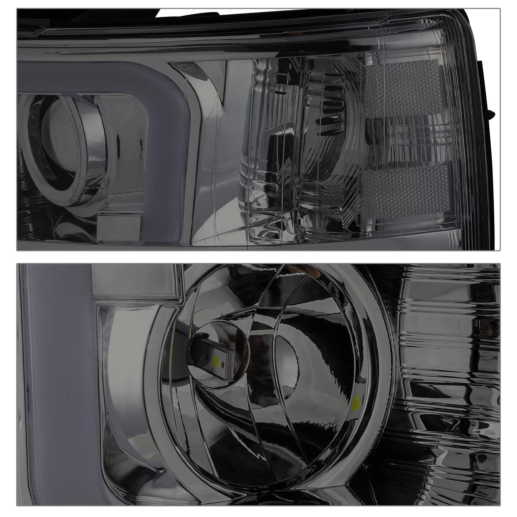 LED Projector Headlights Assembly for Chevy Silverado 1500 2500 3500 B571209