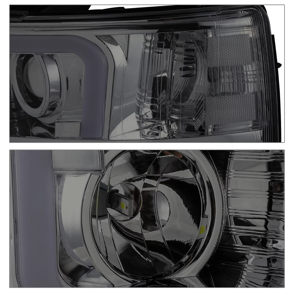 LED Projector Headlights Assembly for Chevy Silverado 1500 2500 3500 B571209