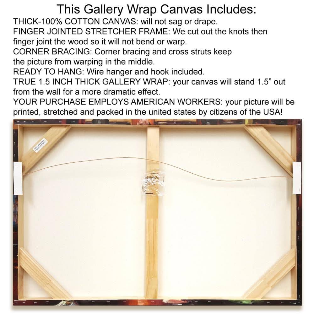 Giclee Print on Gallery Wrap Canvas 23x23x22 A27595