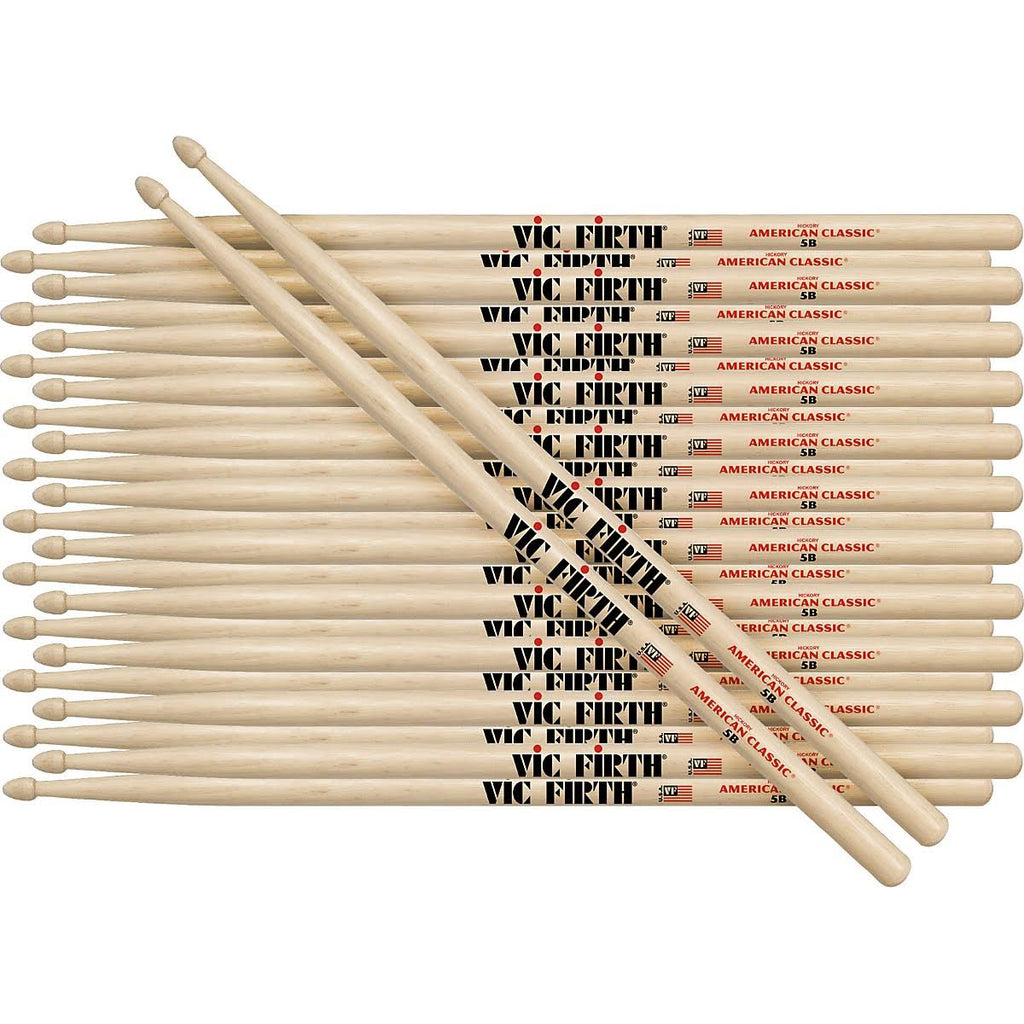 12-Pair American Classic Hickory Drumsticks T360