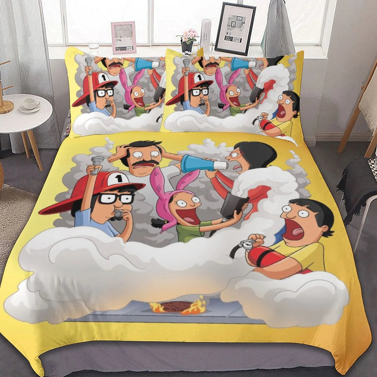 3 Piece Bedding Sets With Duvet Cover and Pillowcases K55945