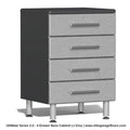 Silver 4-Drawer Base Cabinet R178577