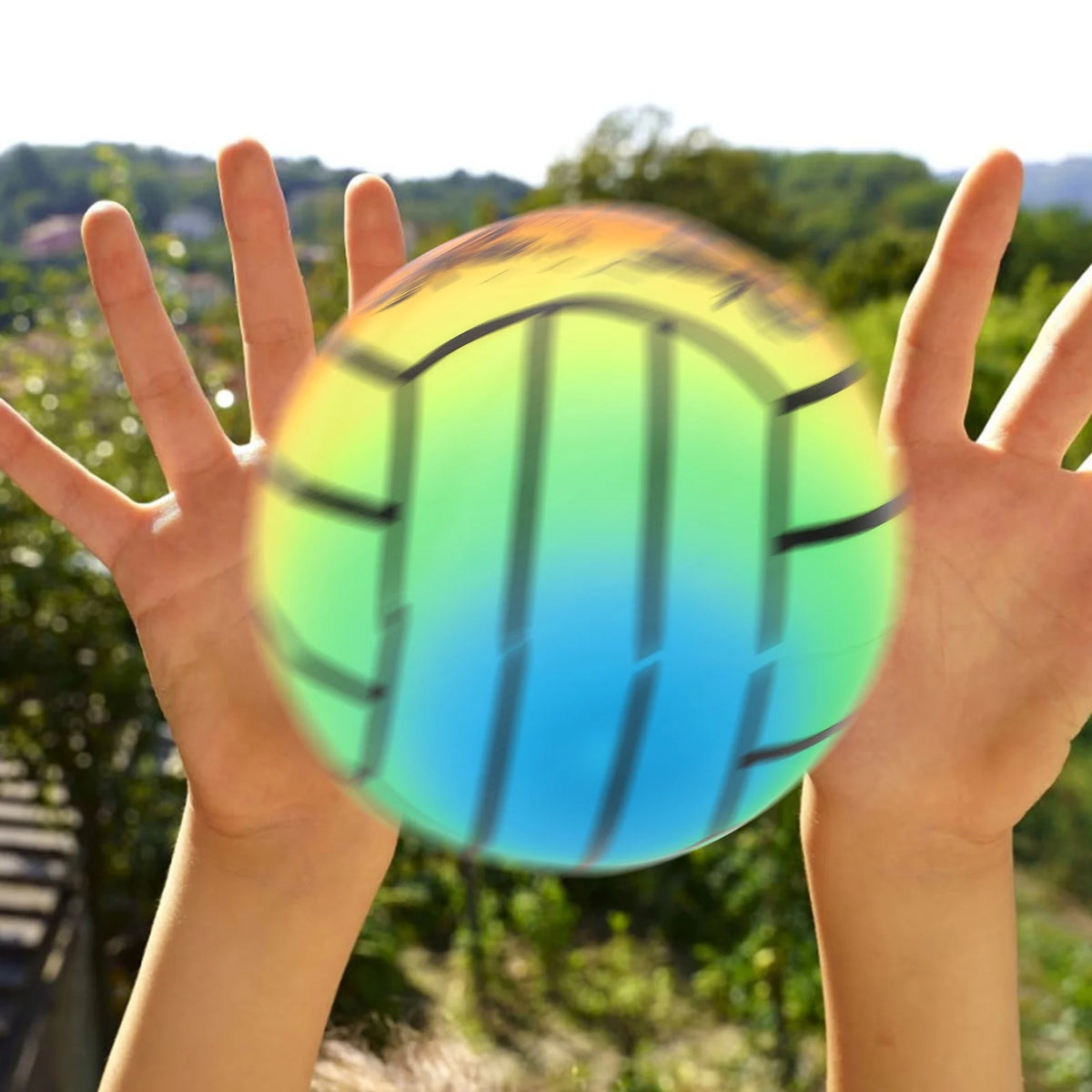Inflatable Rainbow Volleyball Beach Ball I825