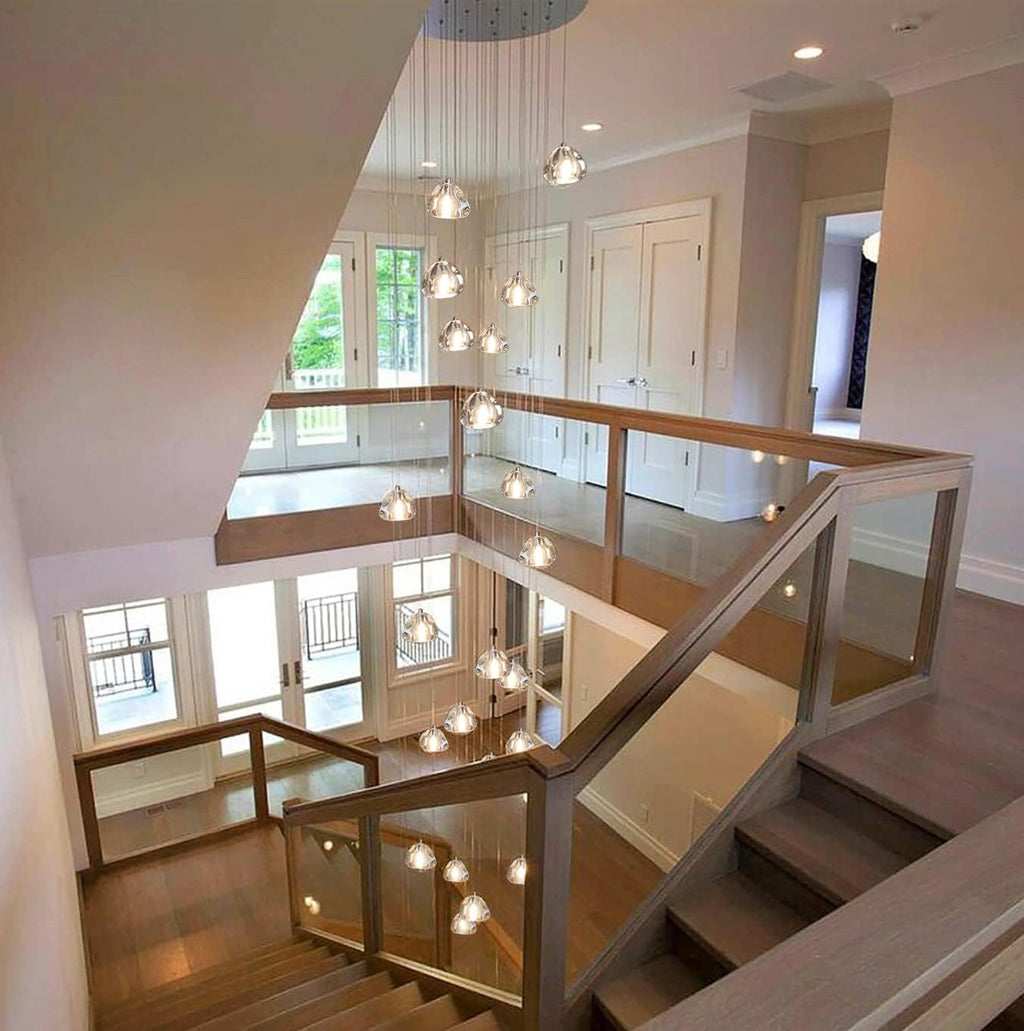 18 Lights Crystal Chandelier Pendant Light Fixture P48108