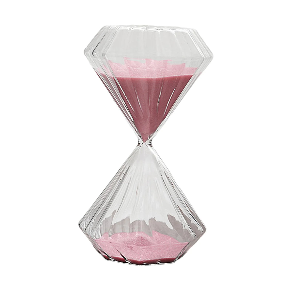 Hourglass Timer 30 Minutes Diamond Shaped Desktop Ornament L1815