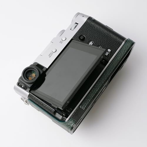 Genuine Leather Camera Half Case with Metal Base Plate C193148