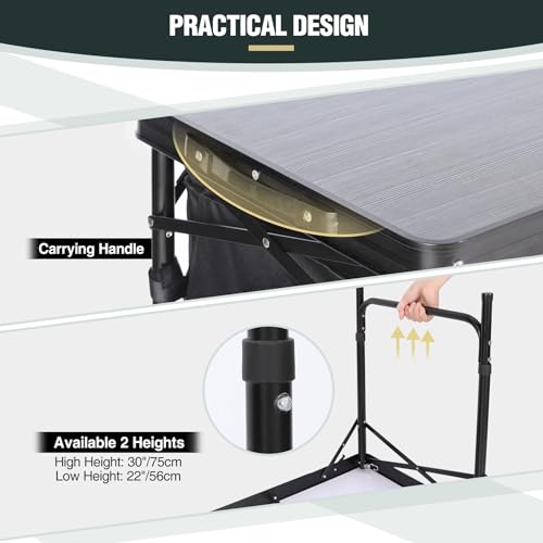 Lightweight Portable Camping Kitchen Table with Sink U395