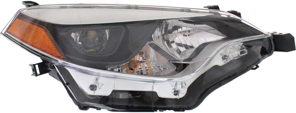Driver Side Headlight for Toyota Corolla 2014 2015 2016 P662721