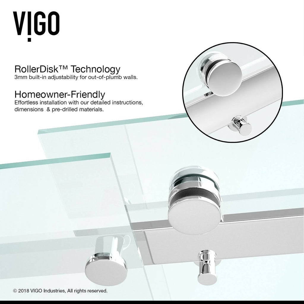 Adjustable Frameless Sliding Tub Door in Stainless Steel W103