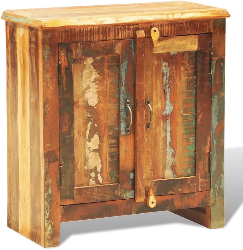 Reclaimed Solid Wood Cabinet with 2 Doors P3811
