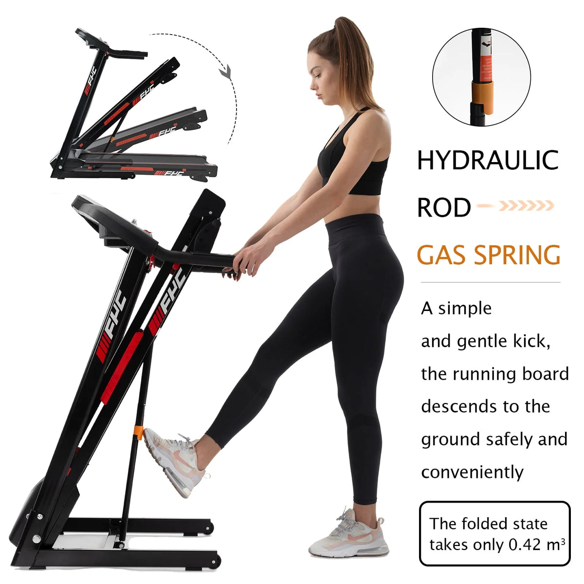 Folding Treadmill with Incline G521