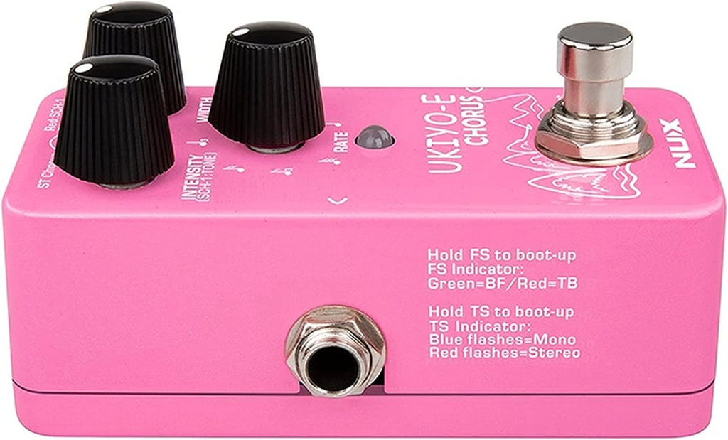 Mini Chorus Guitar Effects Pedal Bundle with Tuner U5112